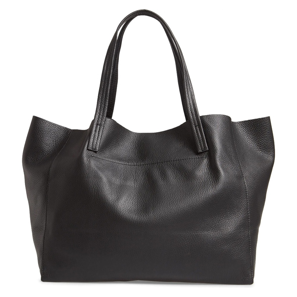 Kurt Geiger London Violet Large Leather Tote - Black - Picture 2 of 8